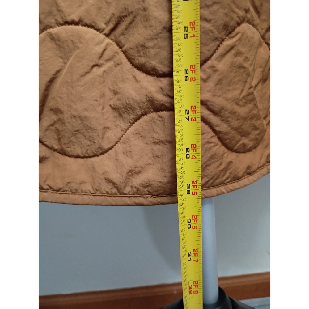 Columbia Birchwood Quilted Sherpa Lined Jacket Brown WL6046 Womens Large - Picture 10 of 10